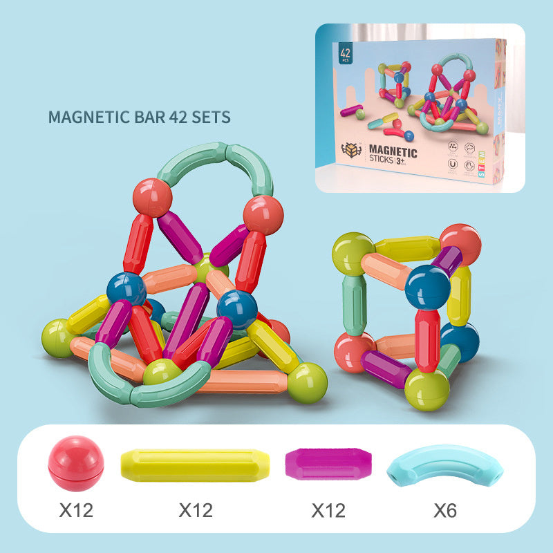 "STEM Fun: Magnetic Constructor Blocks Set"