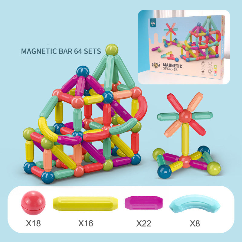 "STEM Fun: Magnetic Constructor Blocks Set"