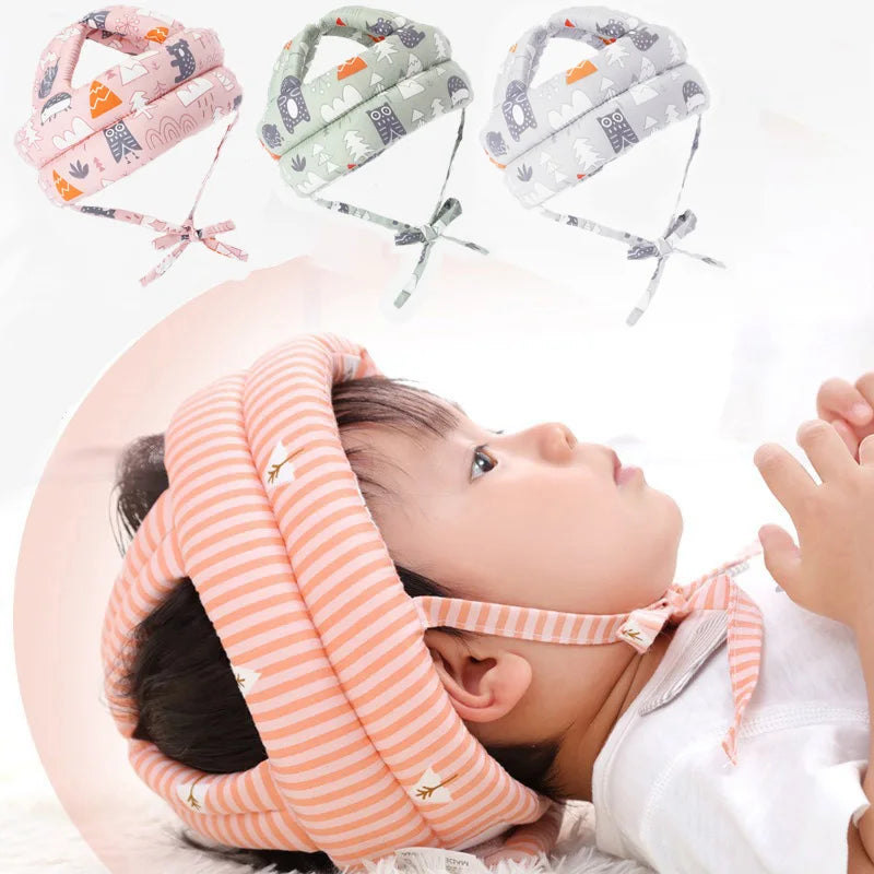 Soft Baby Safety Helmet for Crawling and Walking Protection